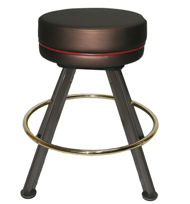 Round Cushion Backless Contour Stool Front